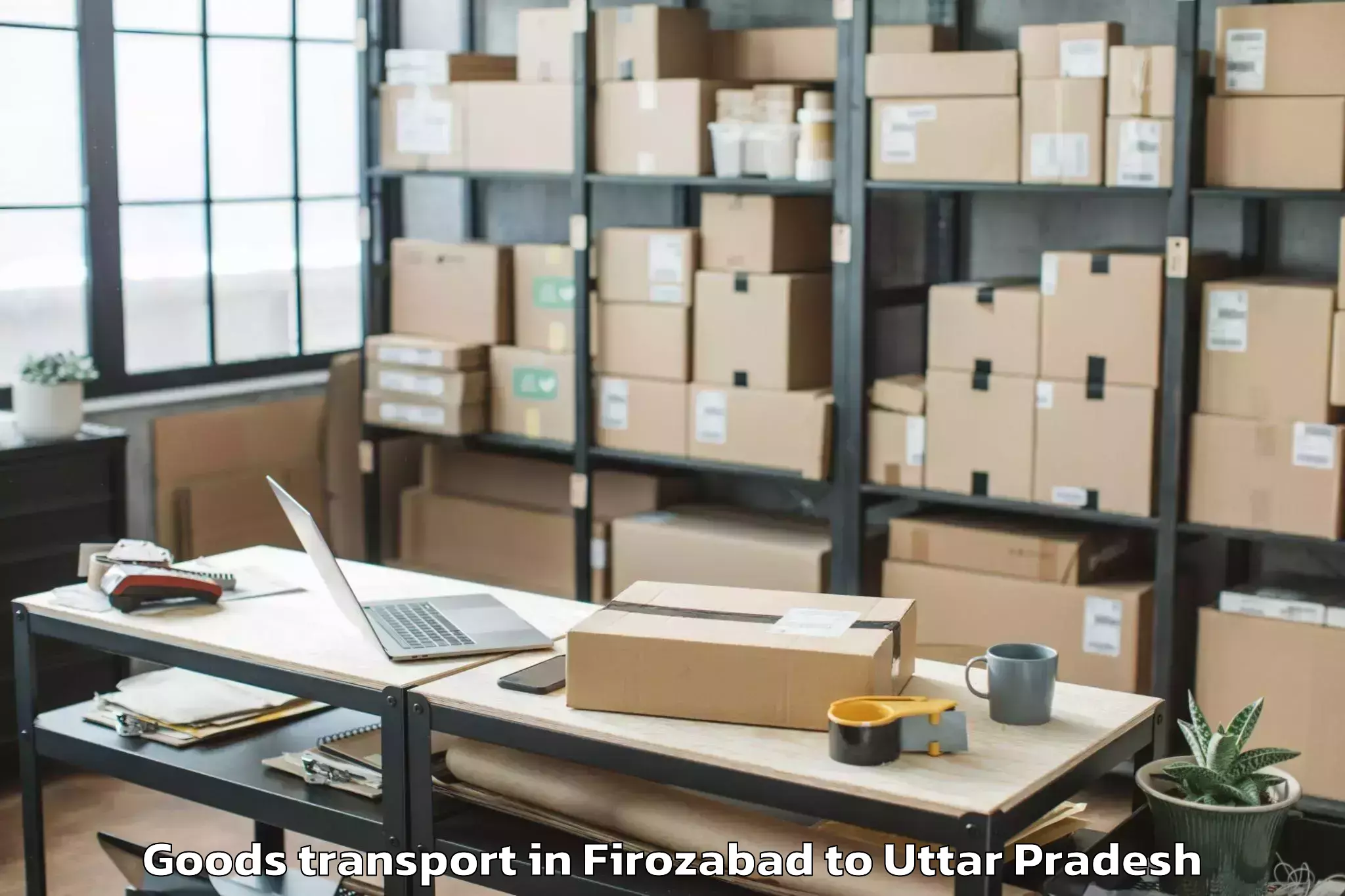 Book Firozabad to Auraiya Goods Transport Online